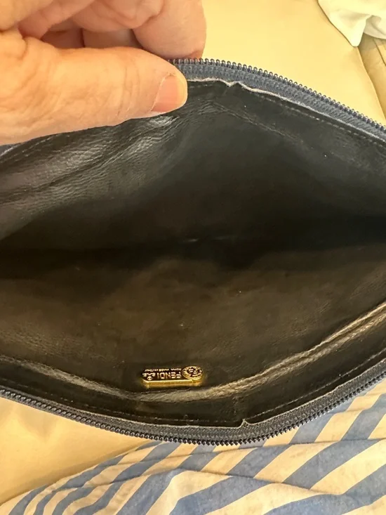 Colorful Striped Canvas Zip Pouch - Picture 4 of 8